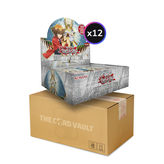 Yu-Gi-Oh! TCG - Light Of Destruction - Display Case (12 Booster Boxes) - Unlimited Reprint