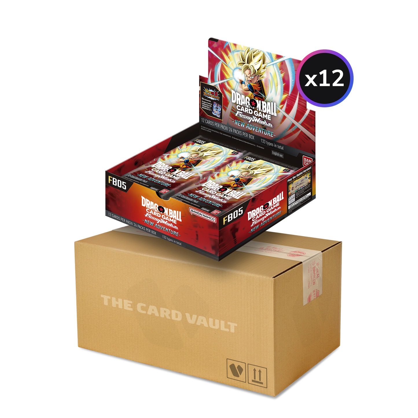 Dragon Ball Super CG Fusion World - New Adventure (FB05) - Display Case (12x Boxes)