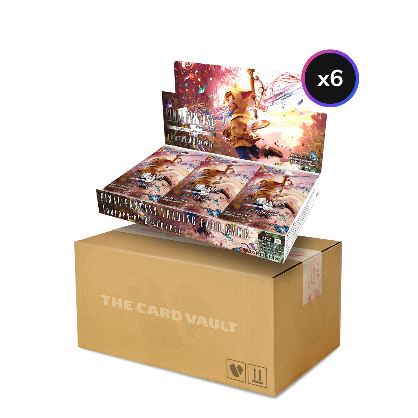 Final Fantasy TCG - Opus XXVII (27) - Journey of Discovery - Display Case (6x Booster Boxes)
