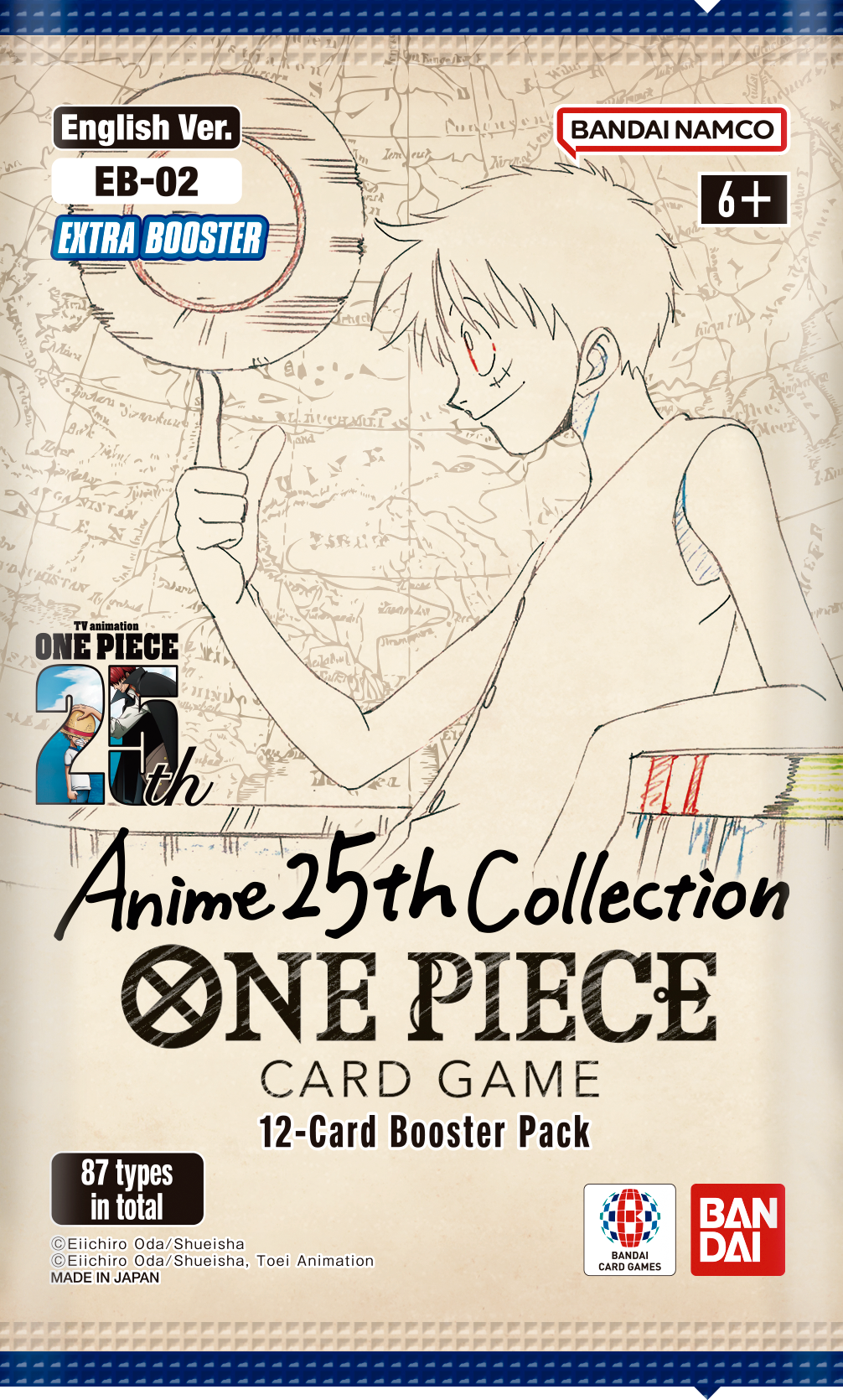 One Piece TCG - Extra Booster - Anime 25th Collection (EB-02) - Booster Box