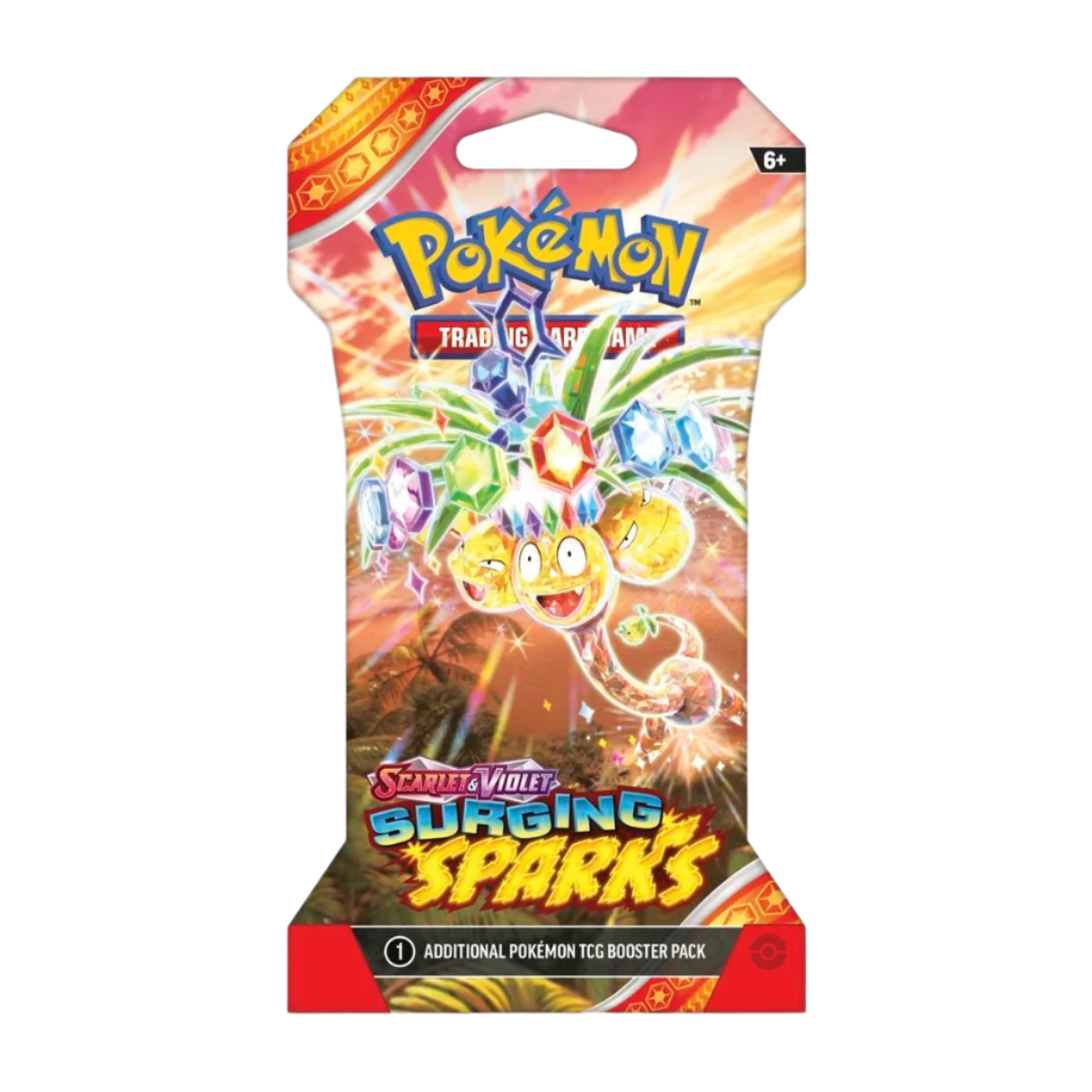 Pokemon TCG - Scarlet & Violet - Surging Sparks - Sleeved Booster Pack