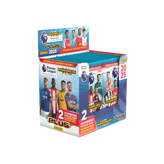 Panini - 2025 Premier League Adrenalyn XL PLUS Football (Soccer) - Booster Box (50 Packs)