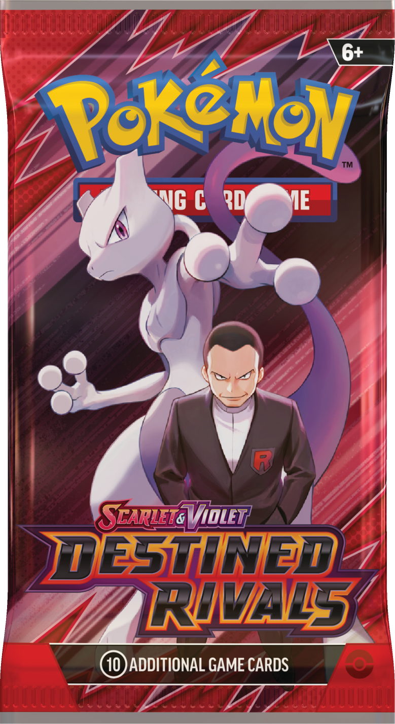 Pokemon TCG - Scarlet & Violet - Destined Rivals - 3-Pack Blister (Zebstrika)