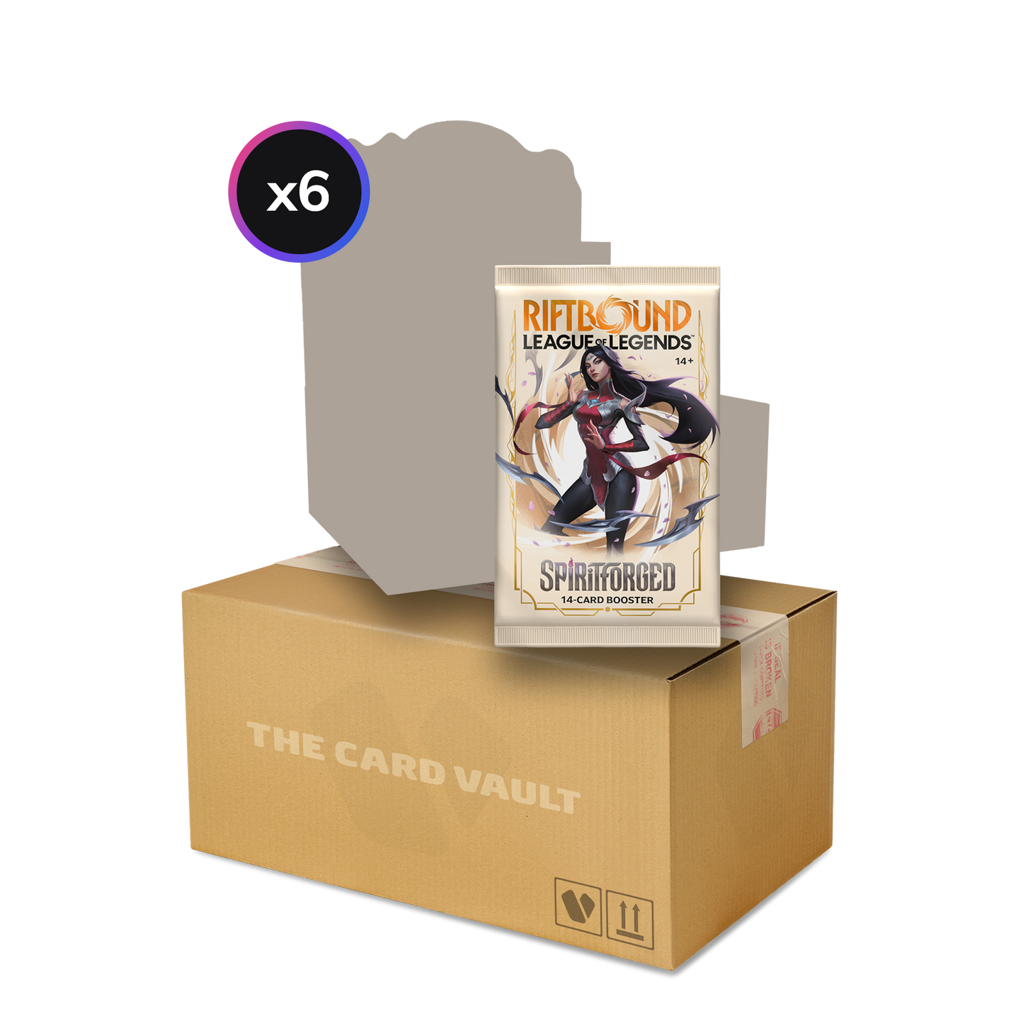 Riftbound: League of Legends TCG - Set 2 - Spiritforged - Display Case (6x Booster Boxes)