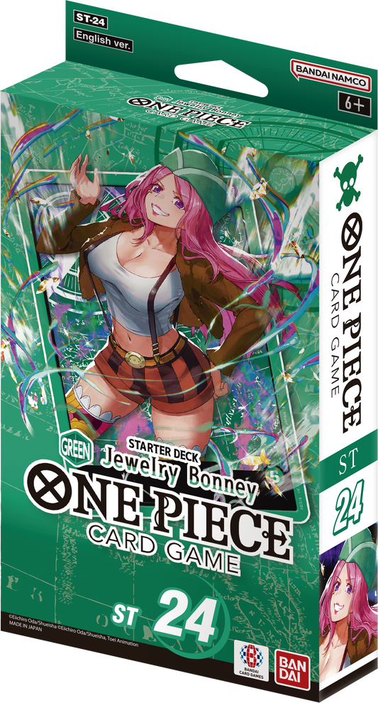 One Piece TCG - Starter Deck - (Green) Jewelry Bonney (ST-24)