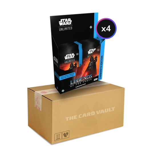 Star Wars: Unlimited - Legends of the Force - Carbonite Edition Collector Booster Box - Display Case (4x Boxes)