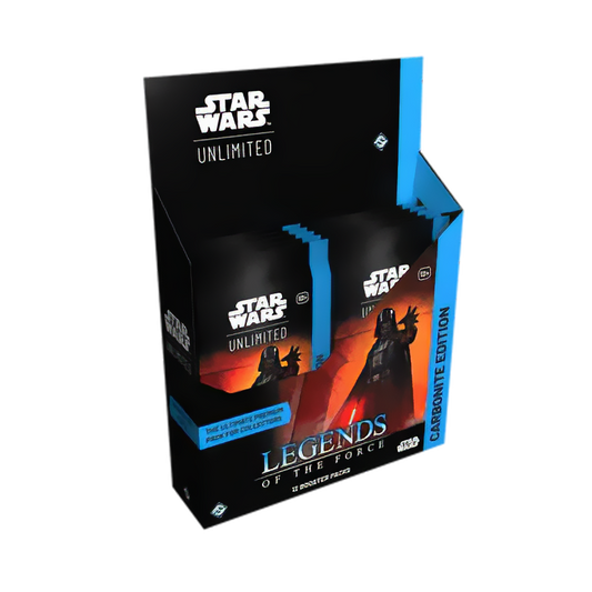 Star Wars: Unlimited - Legends of the Force - Carbonite Edition - Collector Booster Box (12 Packs)