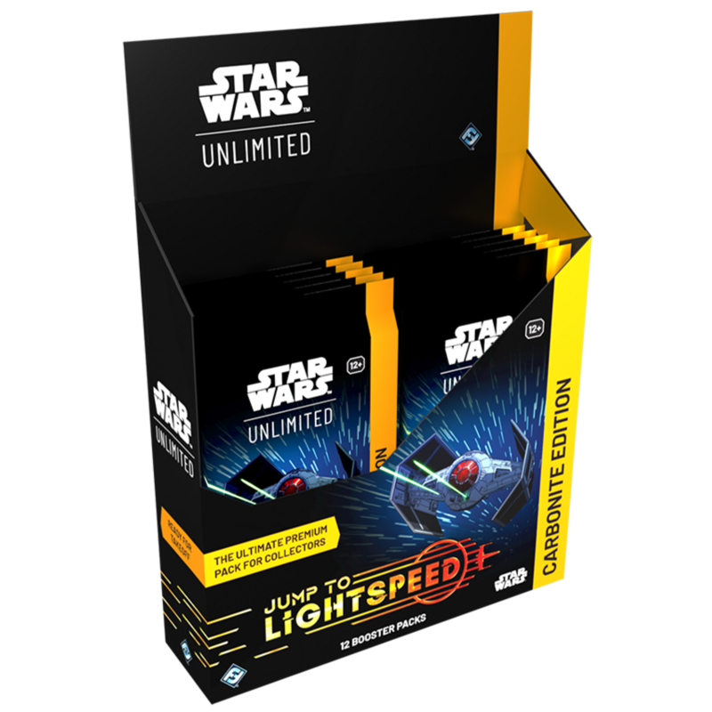 Star Wars: Unlimited - Jump to Lightspeed - Carbonite Edition - Collector Booster Box (12 Packs)