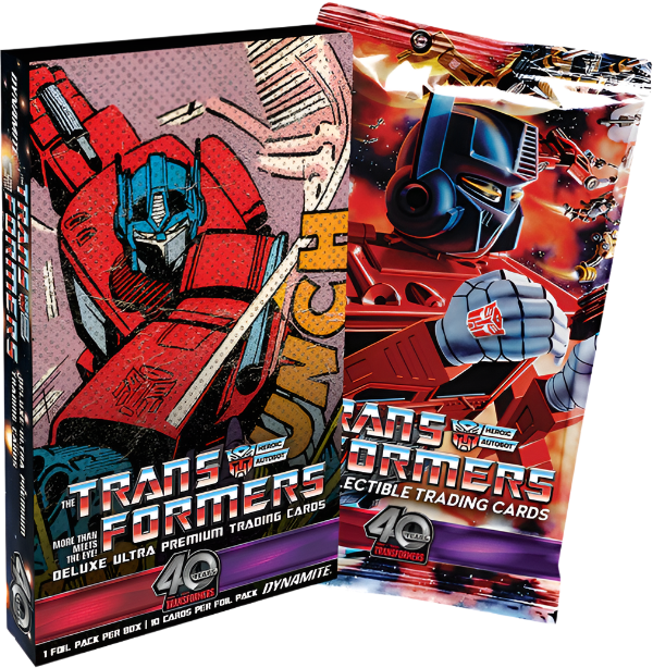 Dynamite Entertainment - 2024 Transformers 40th Anniversary Deluxe Ultra Premium Trading Cards - Mini Box