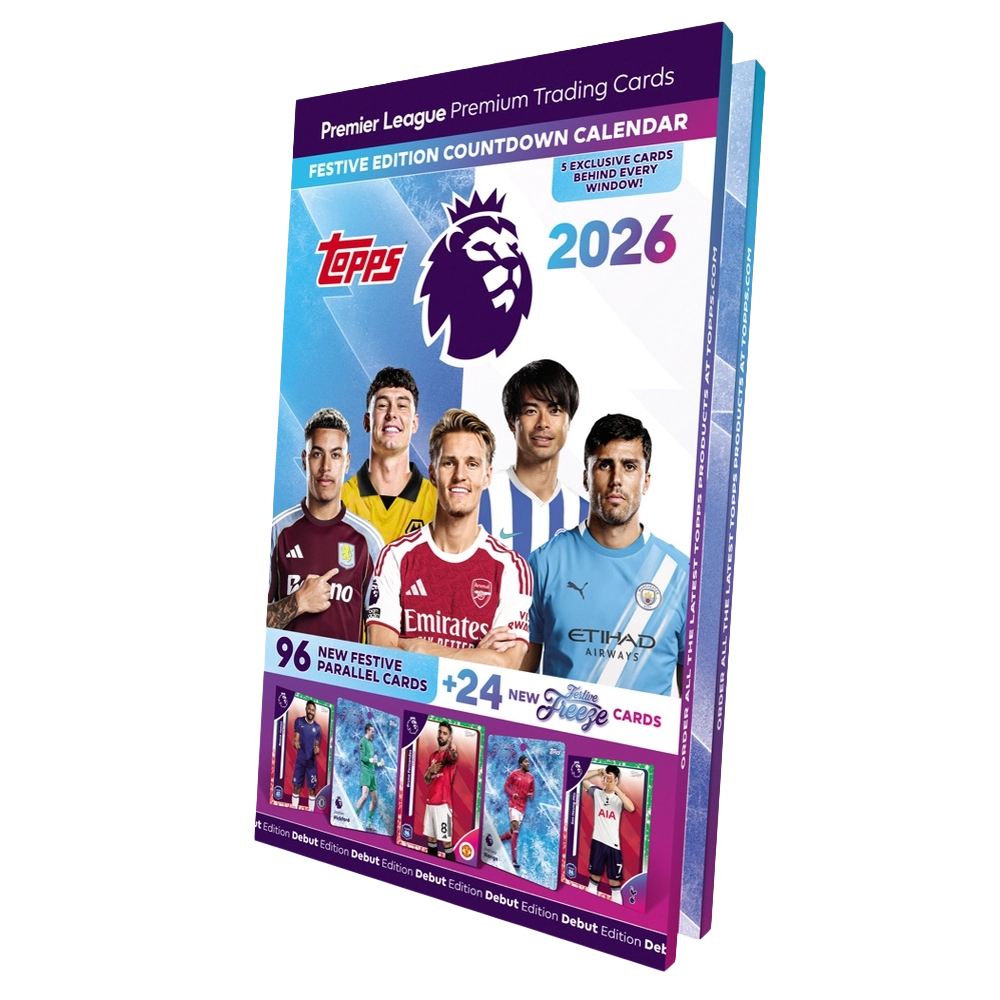 Topps - 2026 Premier League Debut Edition Football (Soccer) - Festive Countdown Calendar