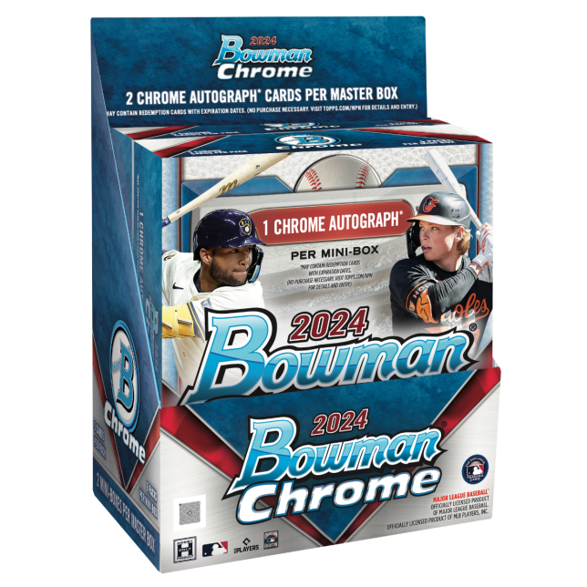 Topps - Chrome Bowman Baseball 2024 - Hobby Box
