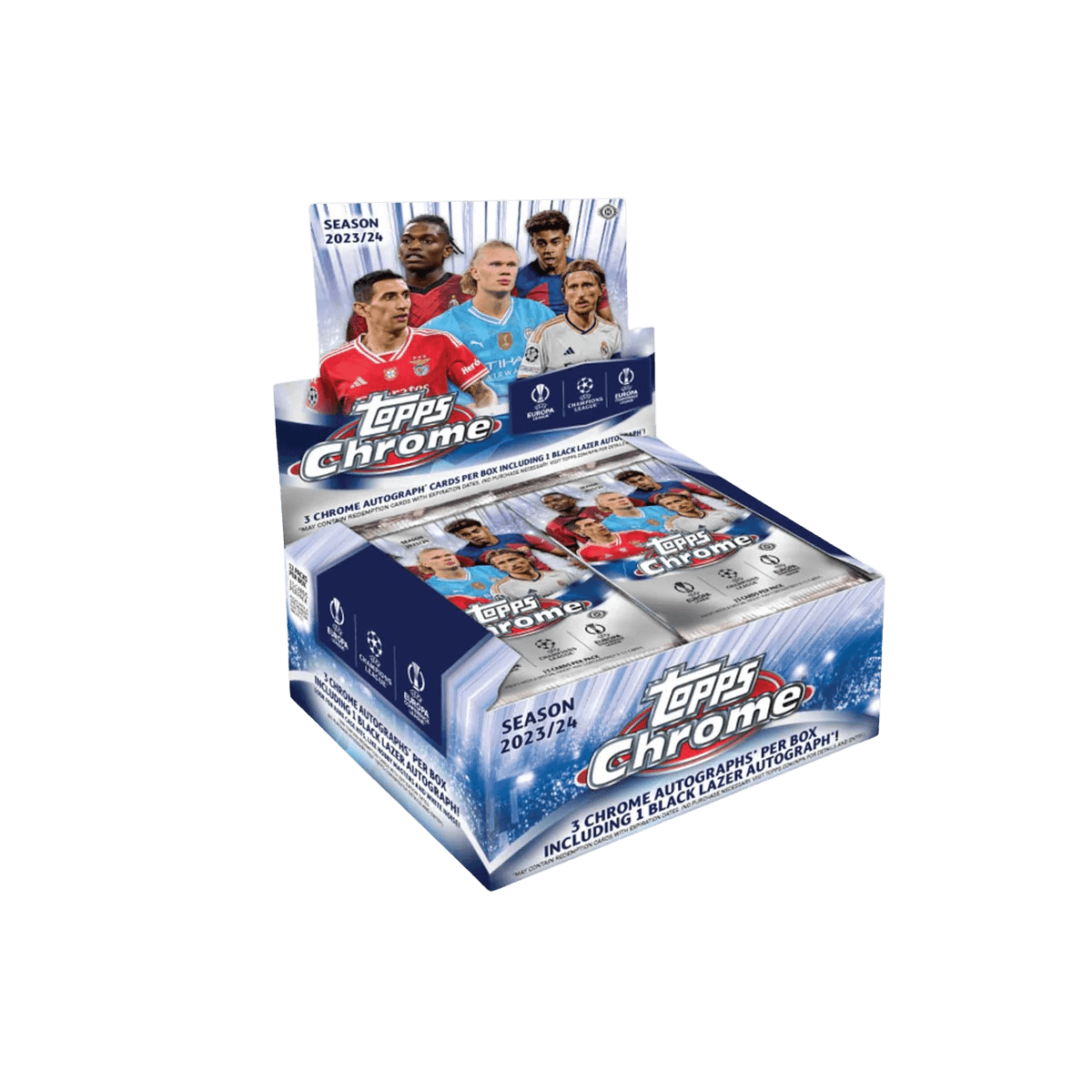 Topps - 2023/24 Chrome UEFA Club Competitions Football (Soccer) - Jumbo Hobby Box