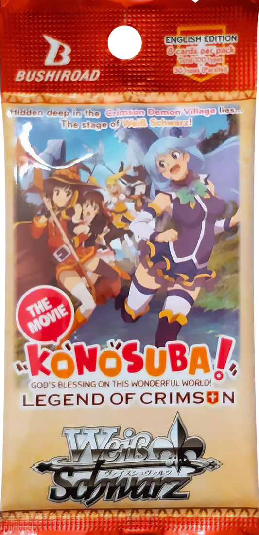 Weiss Schwarz - KonoSuba: God's Blessing on This Wonderful World! Legend of Crimson - Booster Pack (Reprint)