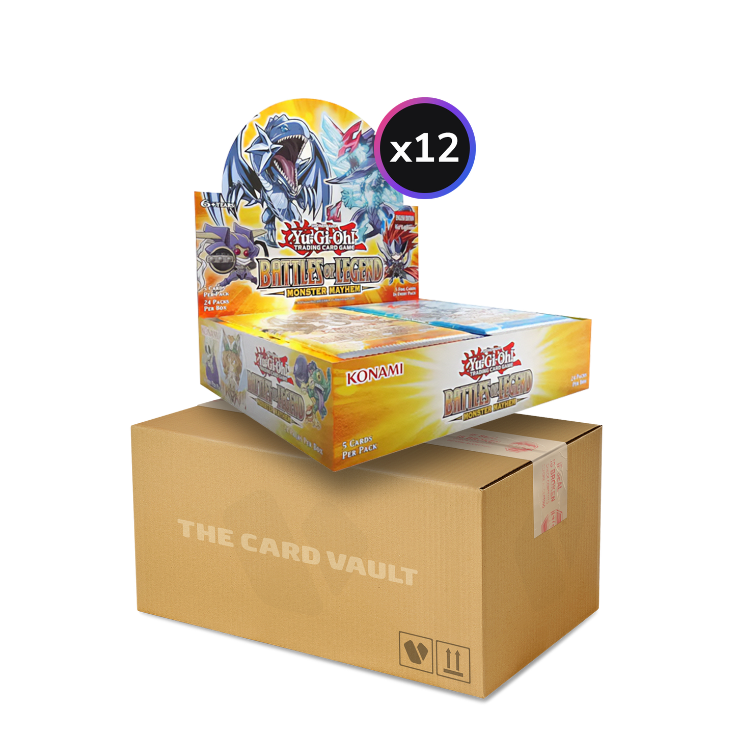 Yu-Gi-Oh! TCG - Battle of Legends: Monster Mayhem - Display Case (12x Booster Boxes) (1st Edition)