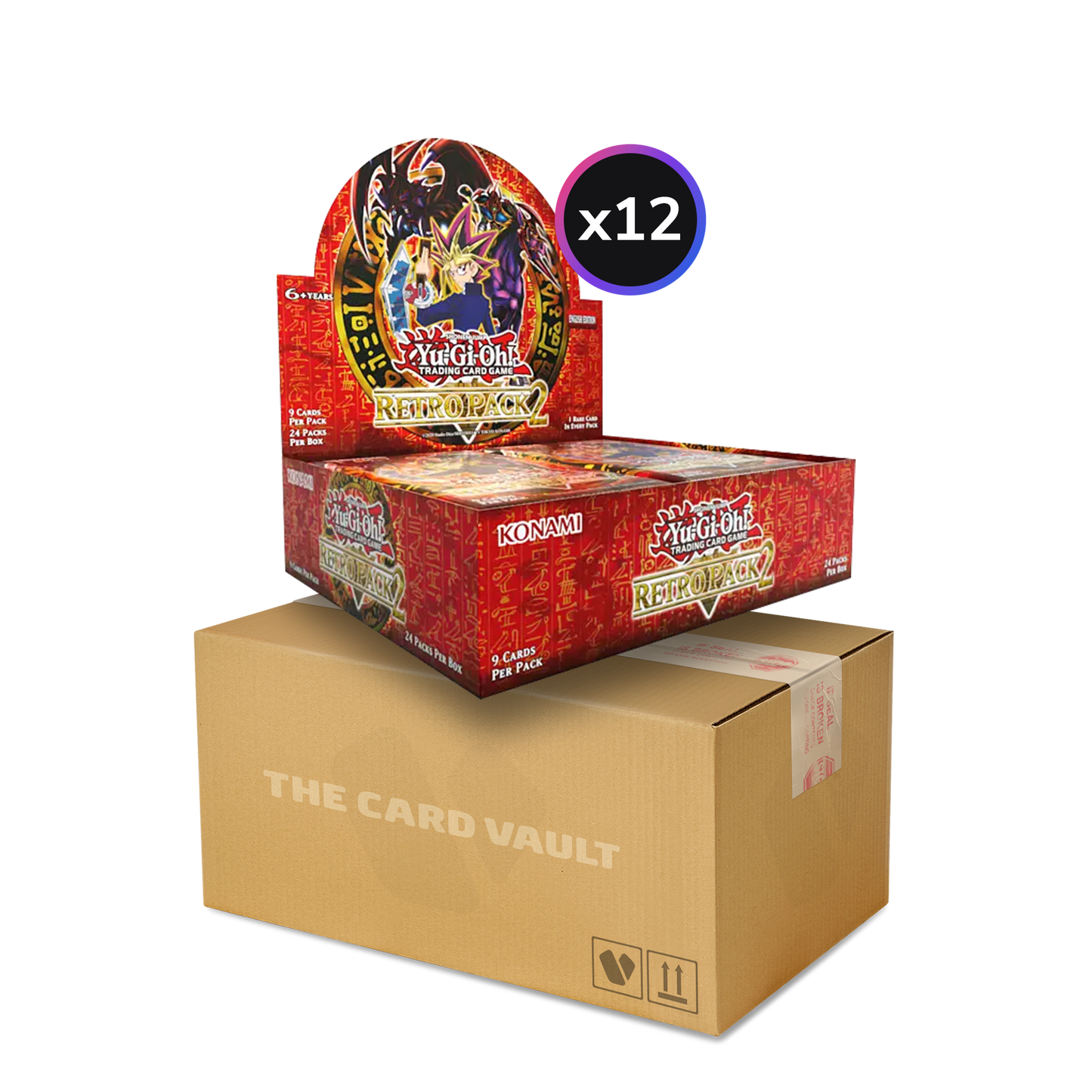 Yu-Gi-Oh! TCG - Retro Pack 2 - Display Case (12x Booster Boxes) (Reprint Edition)