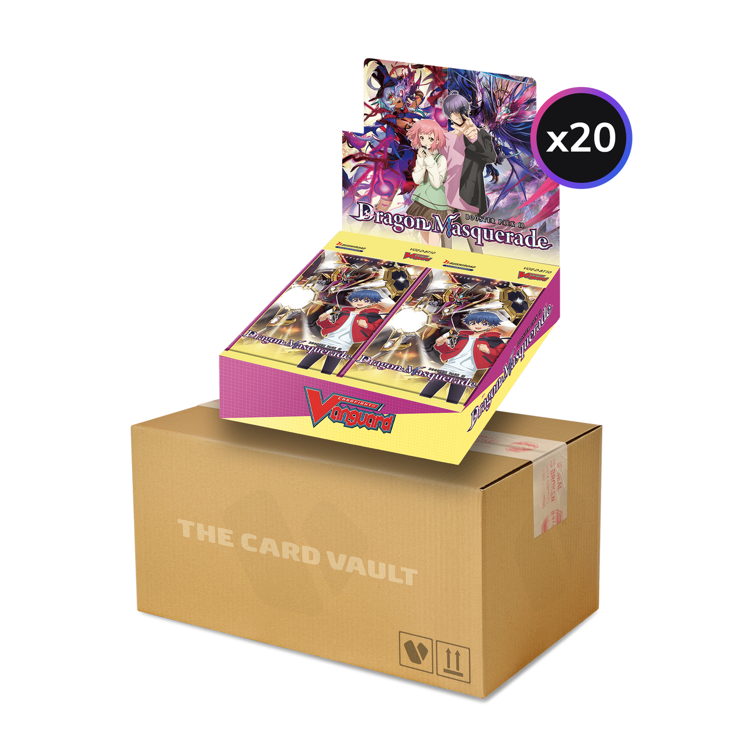 Cardfight!! Vanguard - Dragon Masquerade - Display Case (20x Booster Boxes)