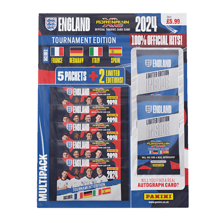 Panini - 2024 England Adrenalyn XL Official Tournament Edition Football (Soccer) - Multipack