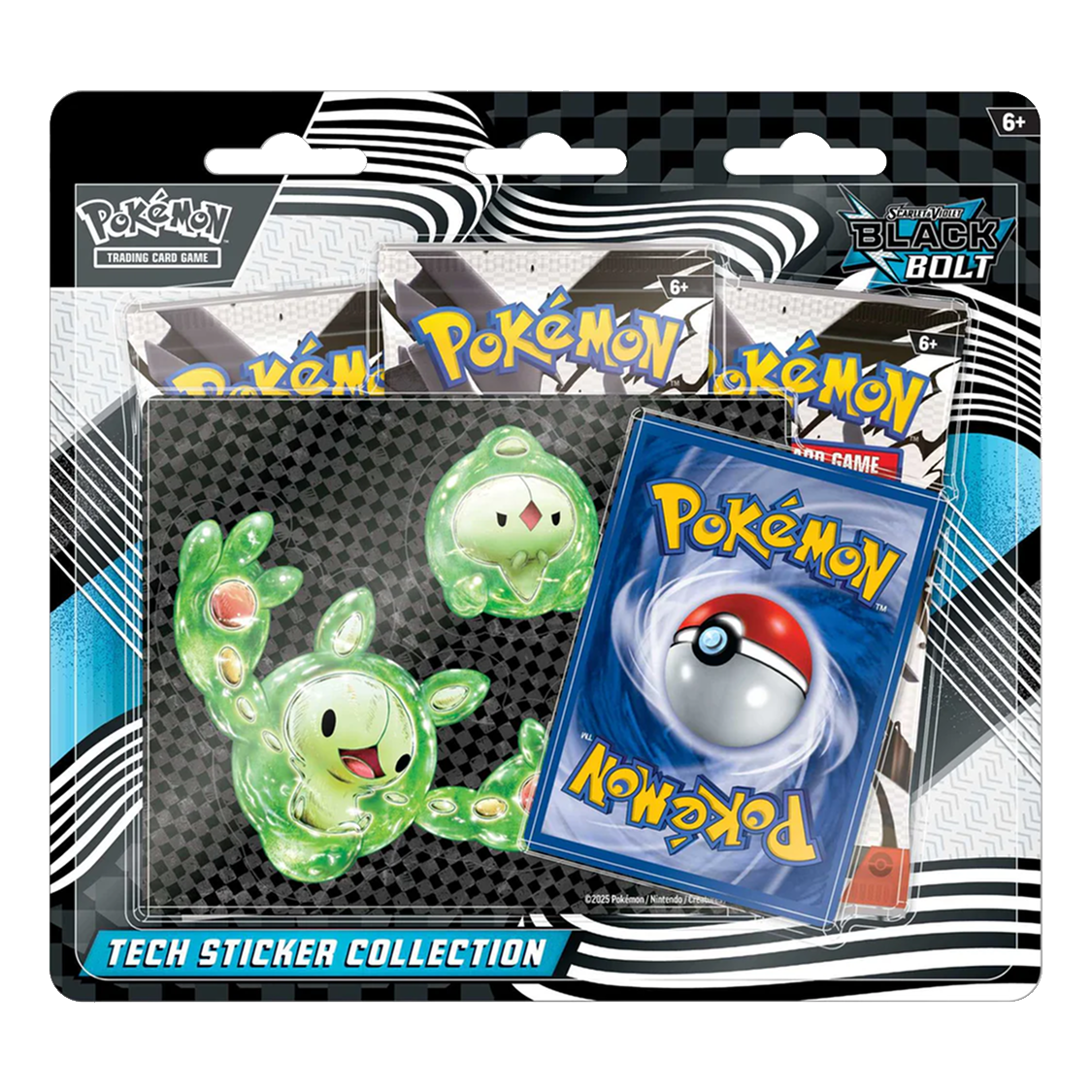 Pokemon TCG - Scarlet & Violet - Black Bolt - Tech Sticker Collection Reuniclus
