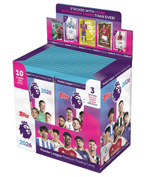 Topps - 2026 Premier League Debut Edition Football (Soccer) - Booster Box (28 Packs)