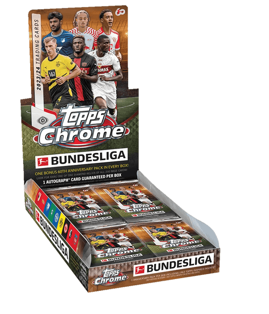 Topps - 2023/24 Chrome Bundesliga Football (Soccer) - Hobby Box