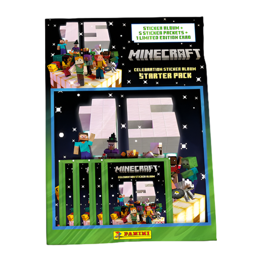 Panini - Minecraft Celebration Sticker Collection - Starter Pack