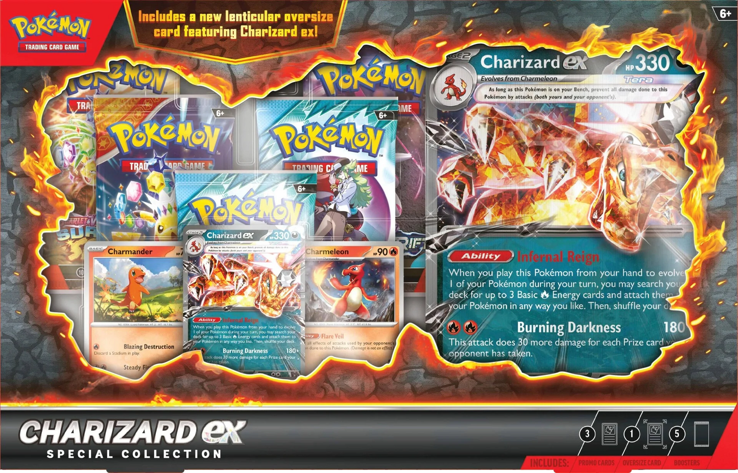 Pokemon TCG - Scarlet & Violet - Charizard EX Special Collection Box
