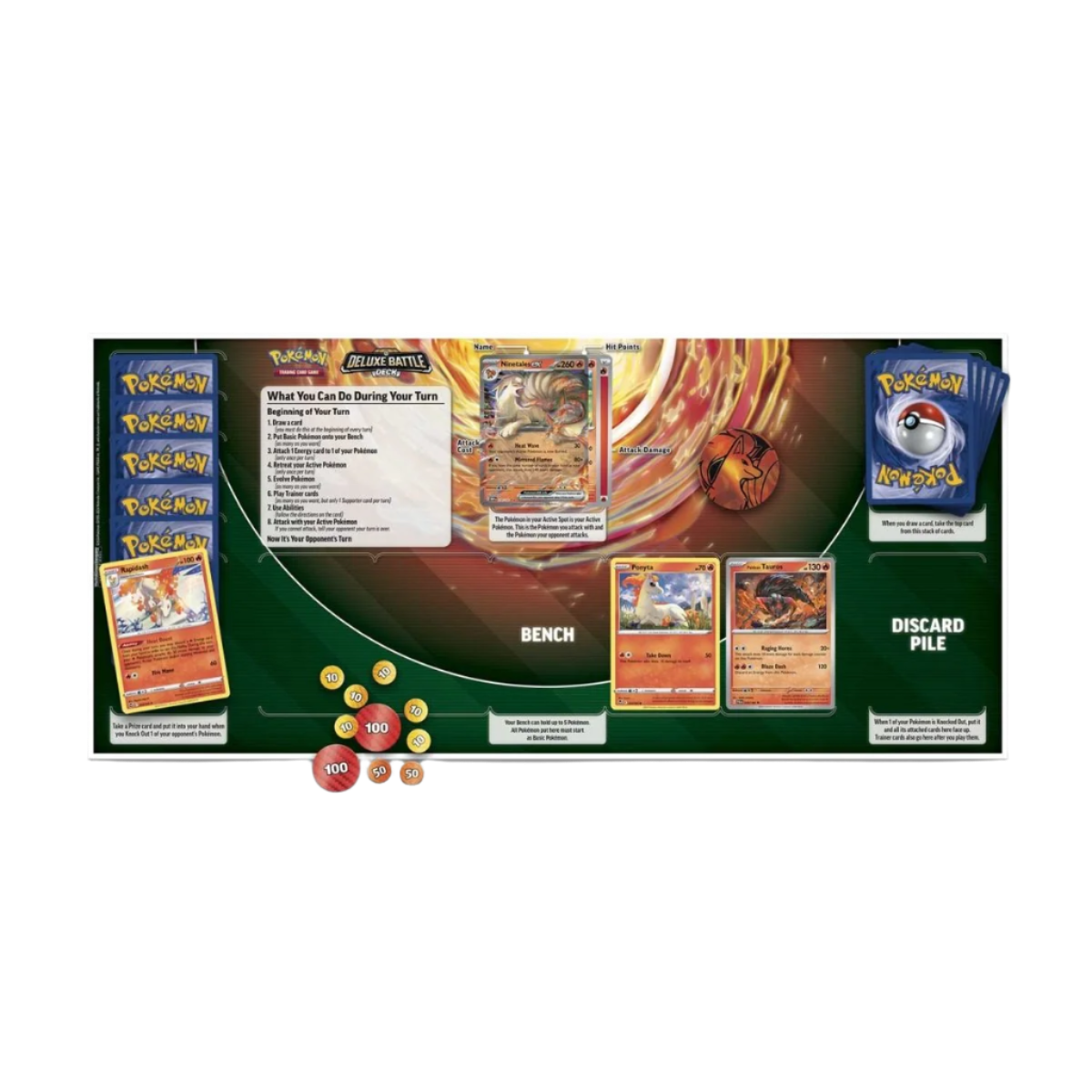 Pokemon TCG - Scarlet & Violet - Ninetales Ex Deluxe Battle Deck