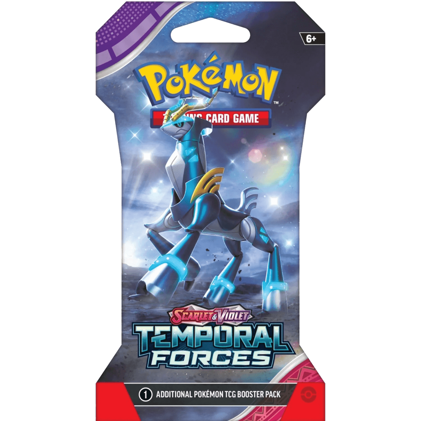 Pokemon TCG - Scarlet & Violet - Temporal Forces - Sleeved Booster Pack