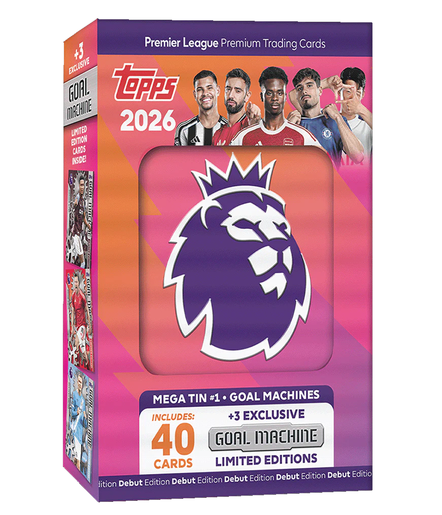 Topps - 2026 Premier League Debut Edition Football (Soccer) - Mega Tin (Assorted)