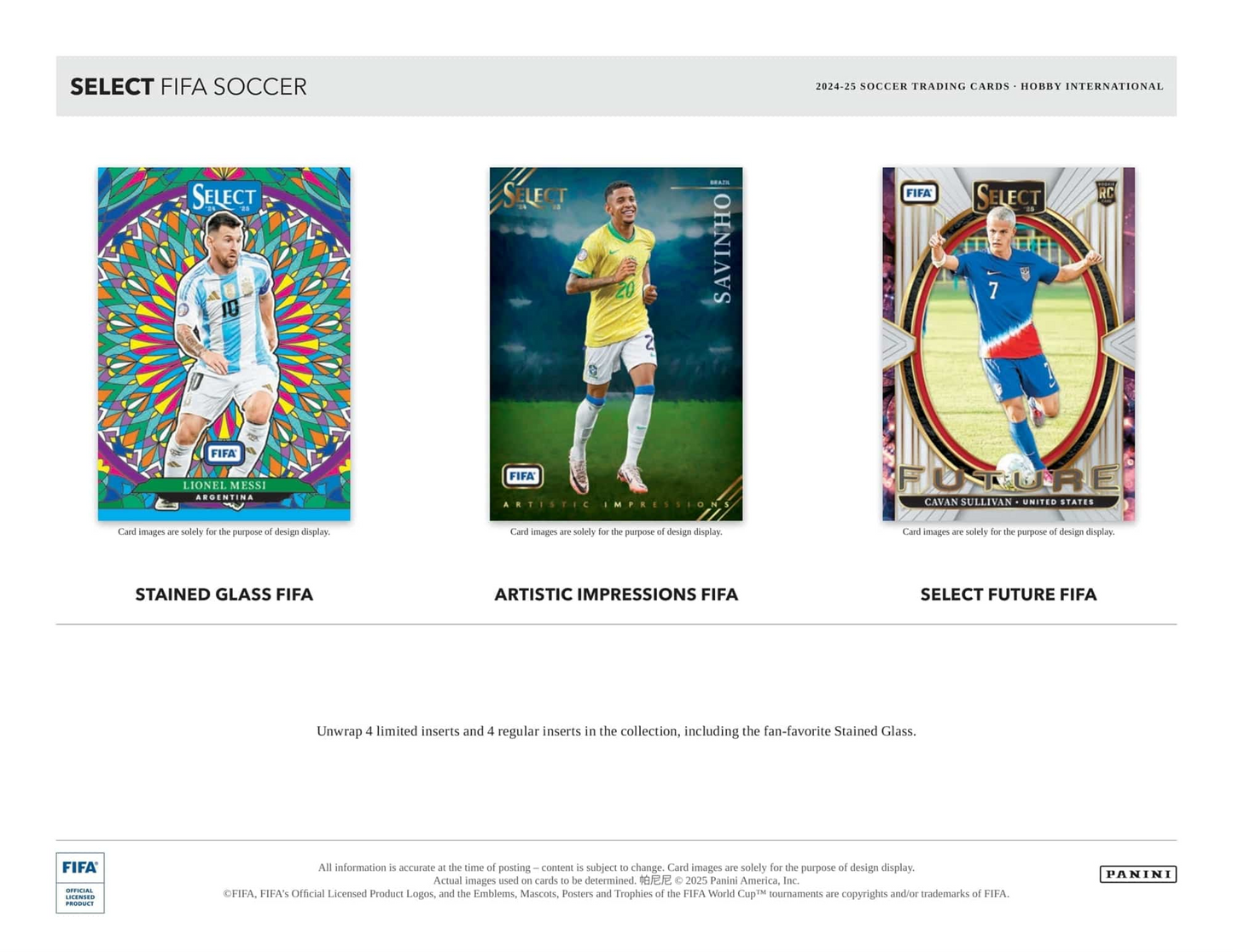 Panini - 2024/25 Select FIFA Football (Soccer) - International Hobby Box
