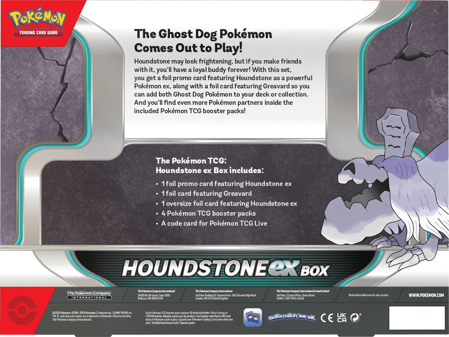 Pokemon TCG - Scarlet & Violet - Houndstone Ex Collection Box