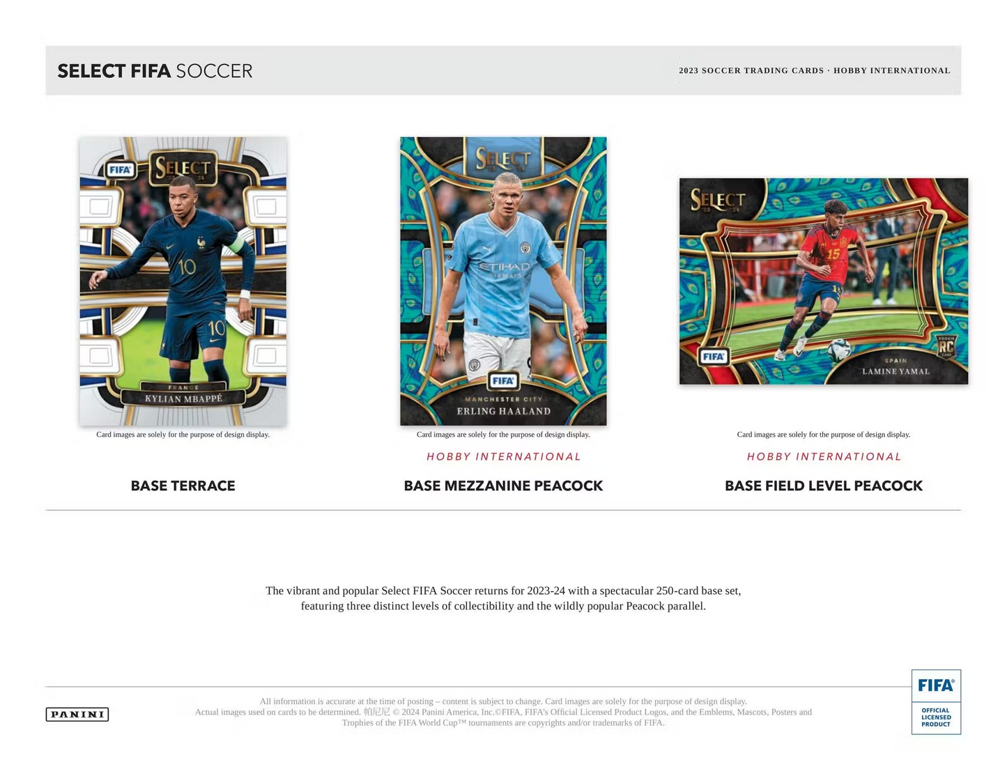 Panini - 2023/24 Select FIFA Football (Soccer) - International Hobby Box