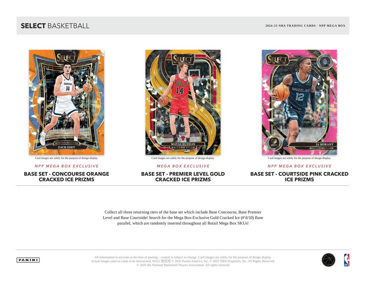 Panini - 2024/25 Select Basketball (NBA) - Mega Box