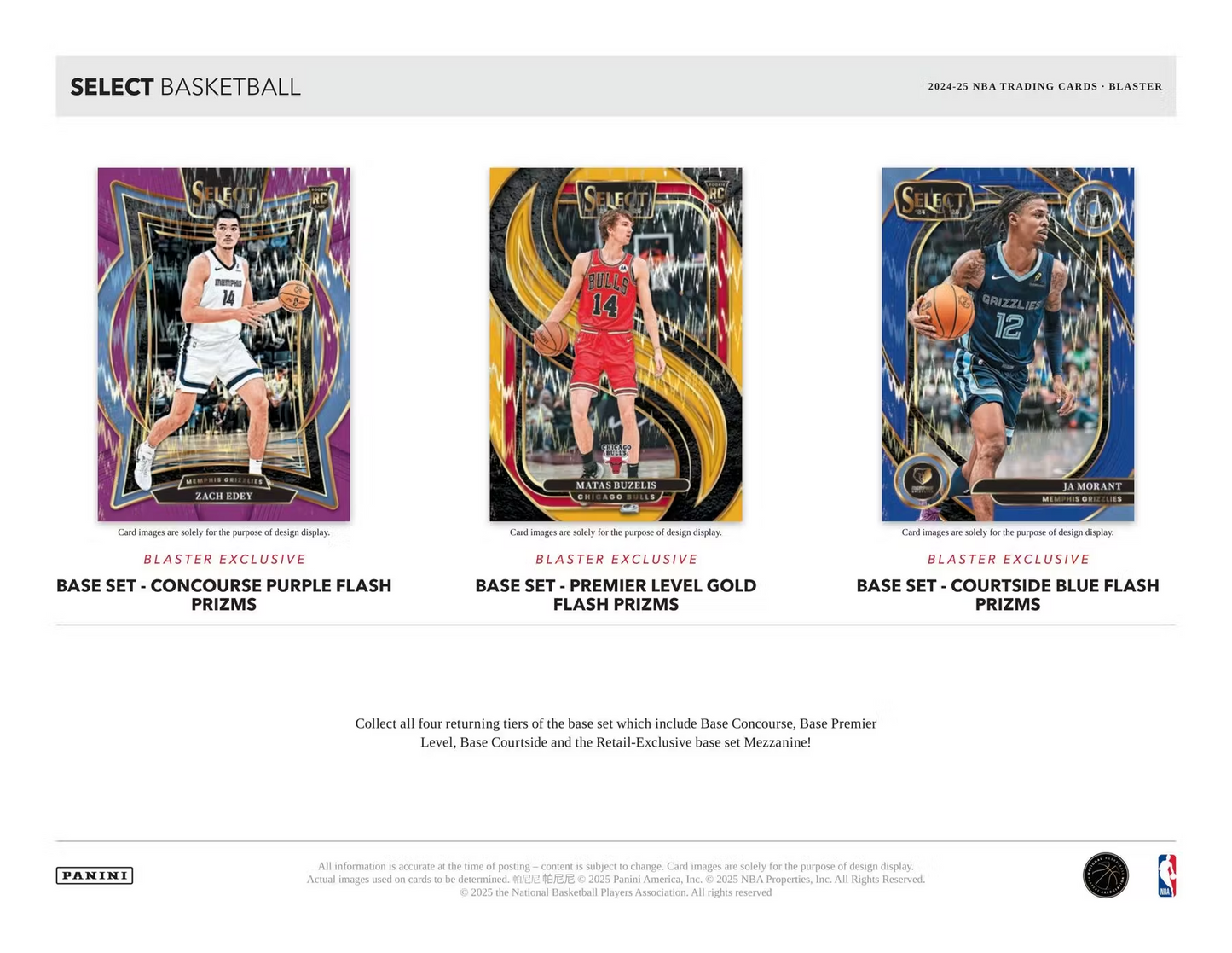 Panini - 2024/25 Select Basketball (NBA) - Blaster Box