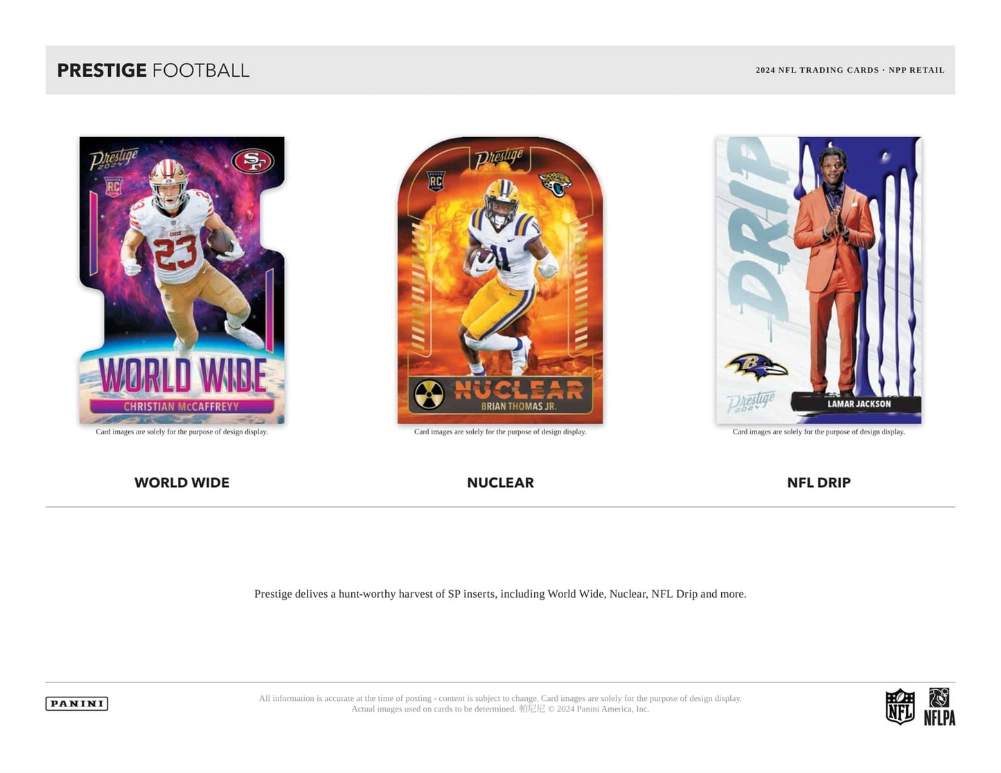 Panini - 2024 Prestige American Football (NFL) - Mega Box