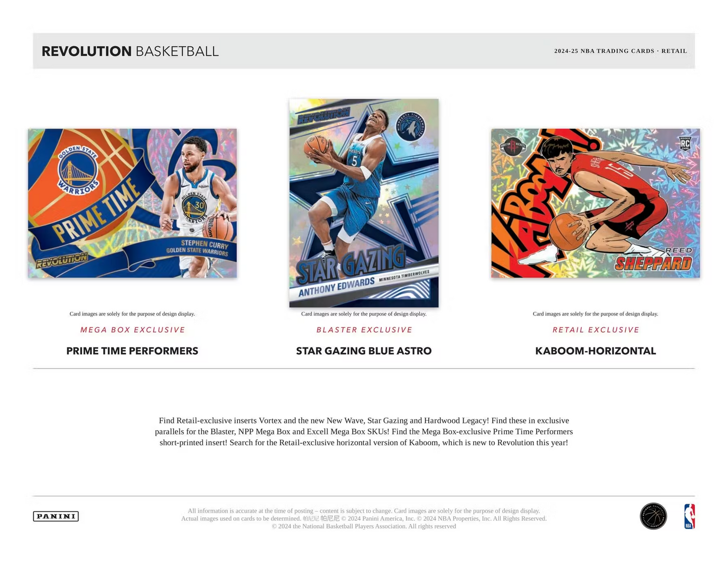 Panini - 2024/25 Revolution Basketball (NBA) - Mega Box