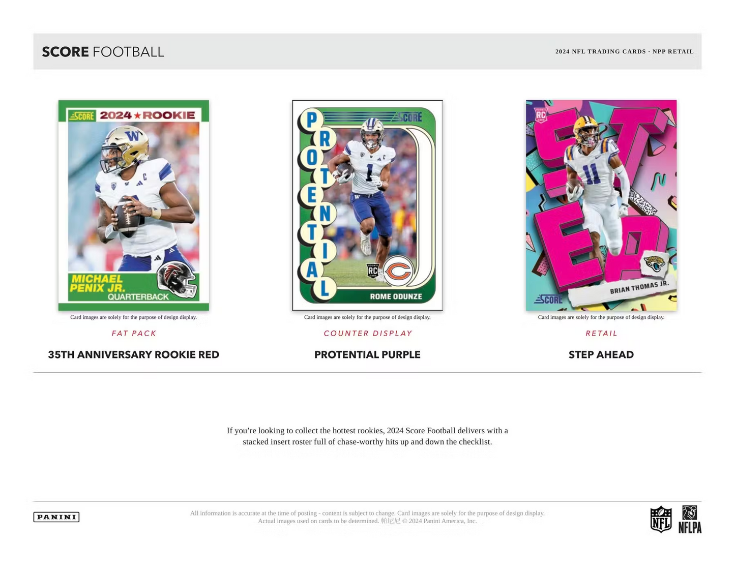 Panini - 2024 Score American Football (NFL) - Blaster Box