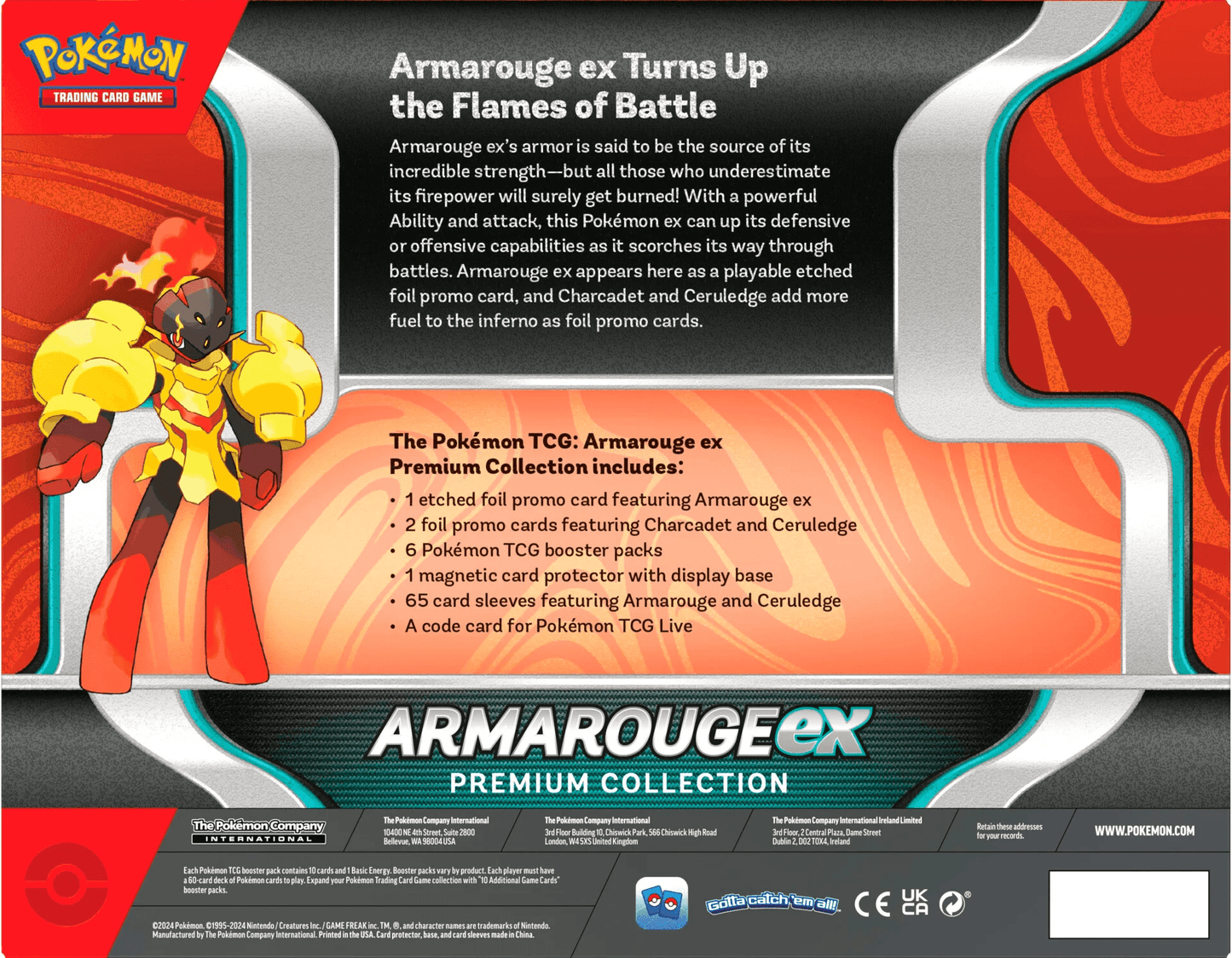 Pokemon TCG - Scarlet & Violet -  Armarouge Ex Premium Collection
