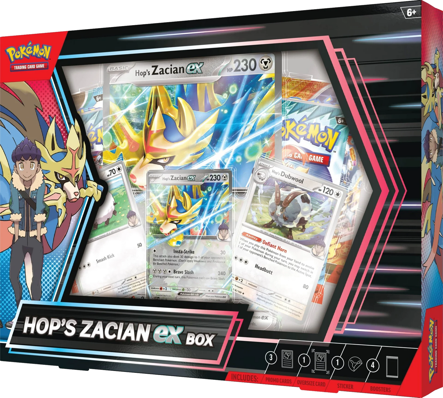 Pokemon TCG - Scarlet & Violet - Hop's Zacian Ex Collection Box