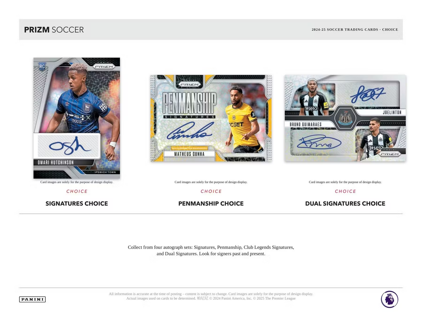 Panini - 2024/25 Prizm Premier League Football (Soccer) - Choice Box