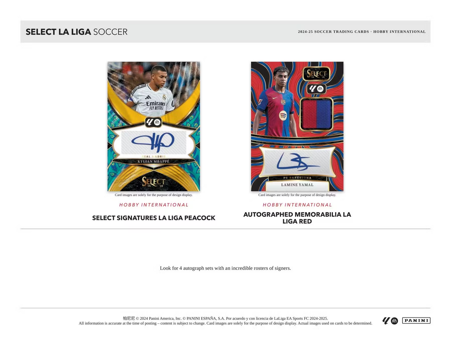 Panini - 2024/25 Select La Liga Football (Soccer) - International Hobby Box