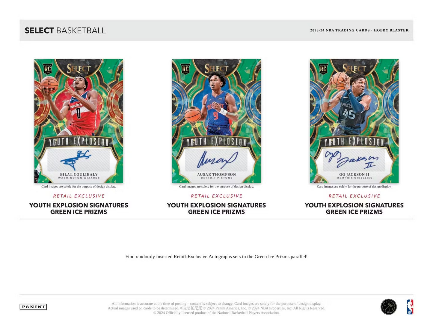 Panini - 2023/24 Select Basketball (NBA) - Hobby Blaster Box