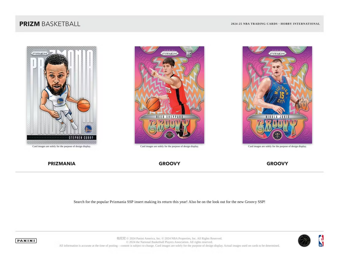 Panini - 2024/25 Prizm Basketball (NBA) - International Hobby Box