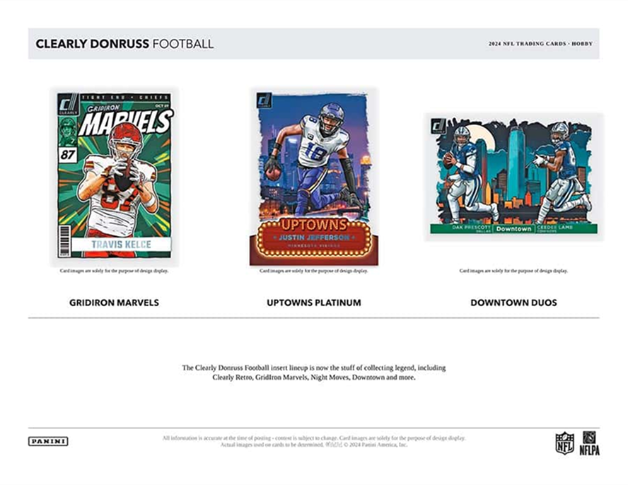 Panini - 2024 Clearly Donruss American Football (NFL) - Hobby Box