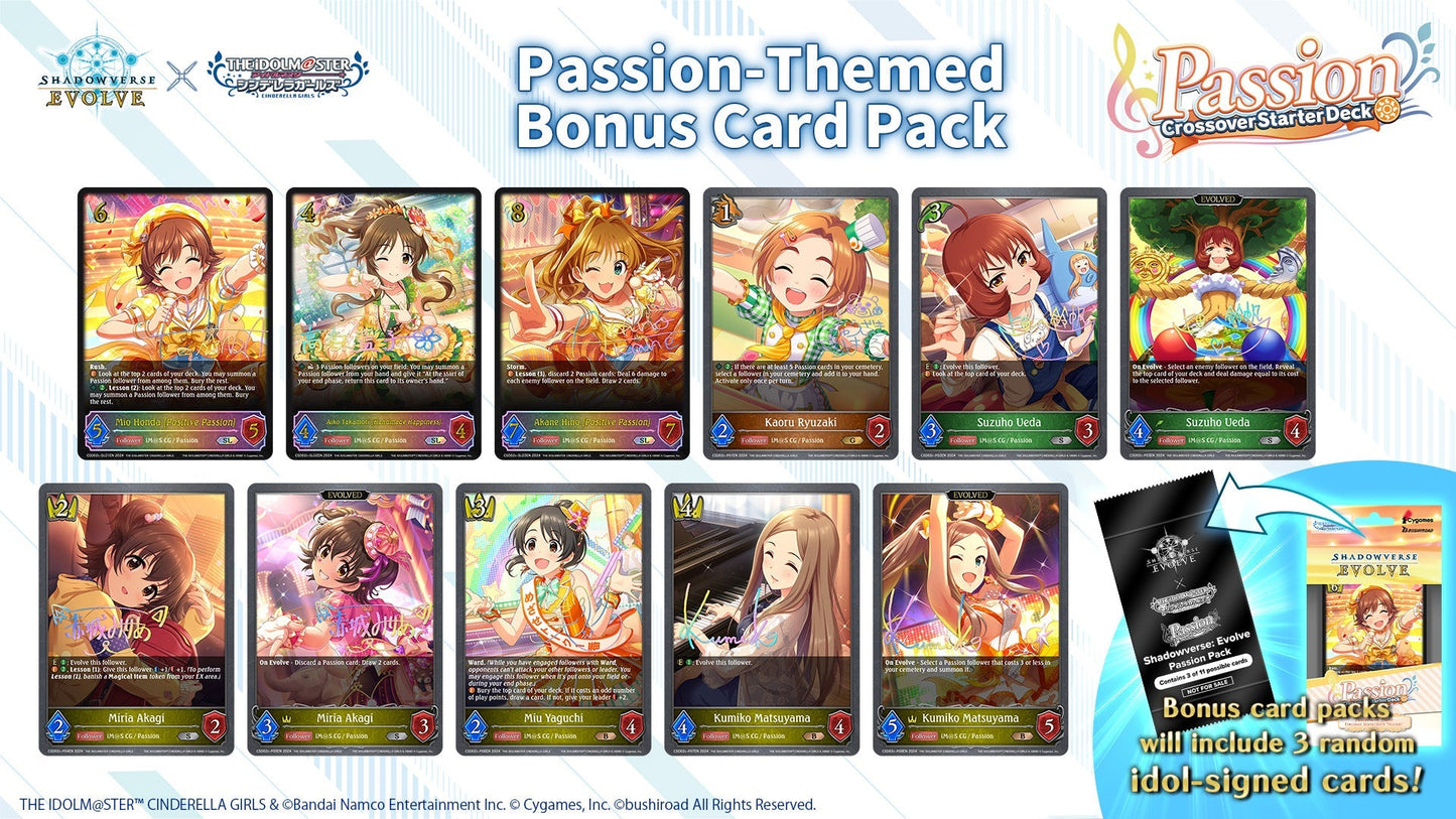 Shadowverse: Evolve - Crossover - The idolm@ster Cinderella Girls - Starter Deck Bundle